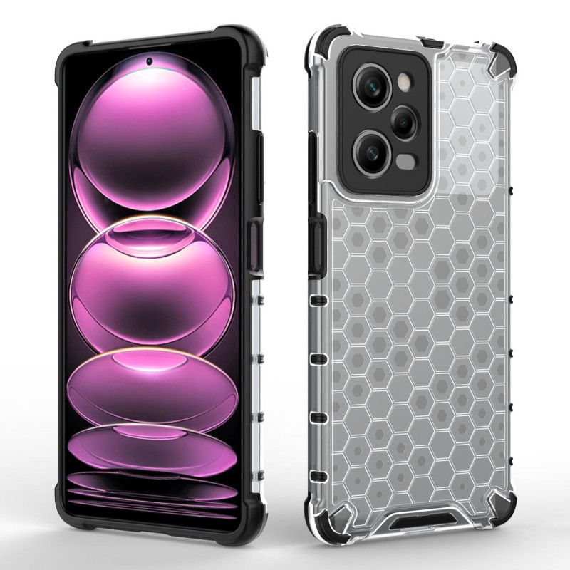 Šarvuotas hibridinis dėklas, skirtas Xiaomi Redmi Note 12 Pro / Poco X5 Pro 5G Honeycomb blue