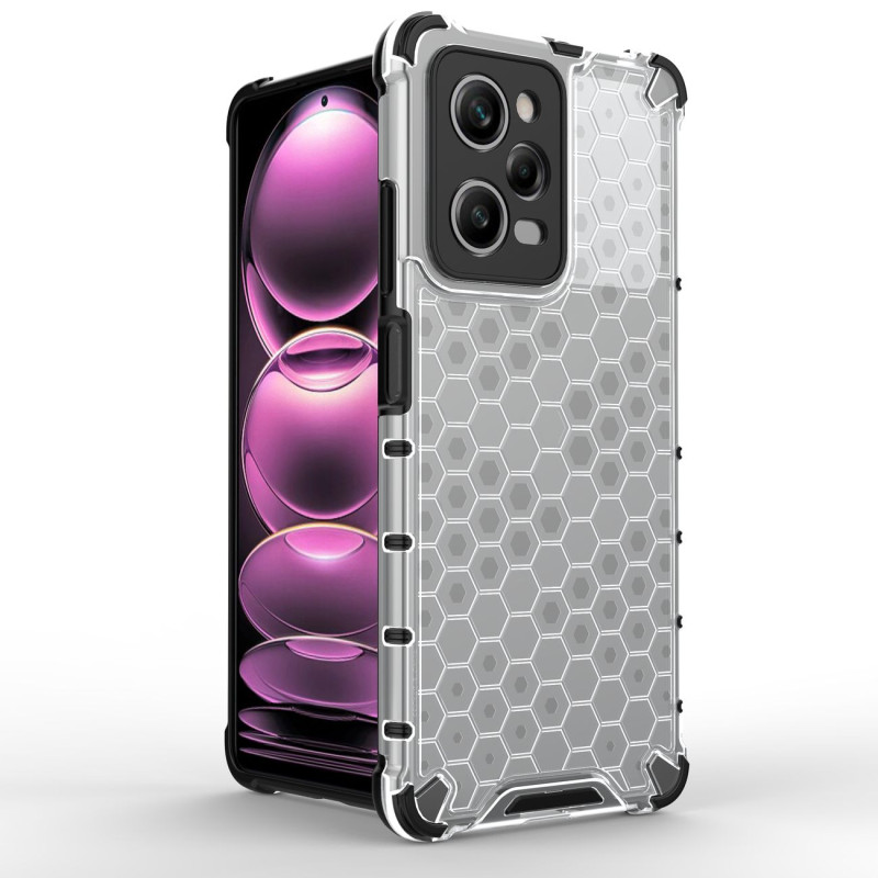 Šarvuotas hibridinis dėklas, skirtas Xiaomi Redmi Note 12 Pro / Poco X5 Pro 5G Honeycomb blue