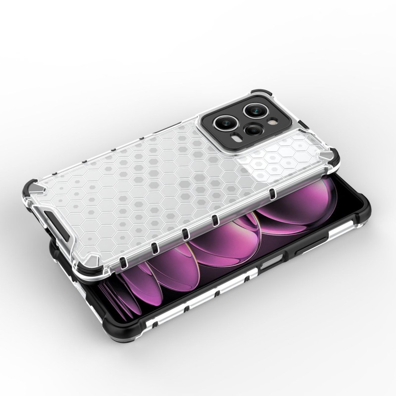 Šarvuotas hibridinis dėklas, skirtas Xiaomi Redmi Note 12 Pro / Poco X5 Pro 5G Honeycomb blue