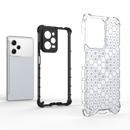 
Šarvuotas hibridinis dėklas, skirtas Xiaomi Redmi Note 12 Pro / Poco X5 Pro 5G Honeycomb black
