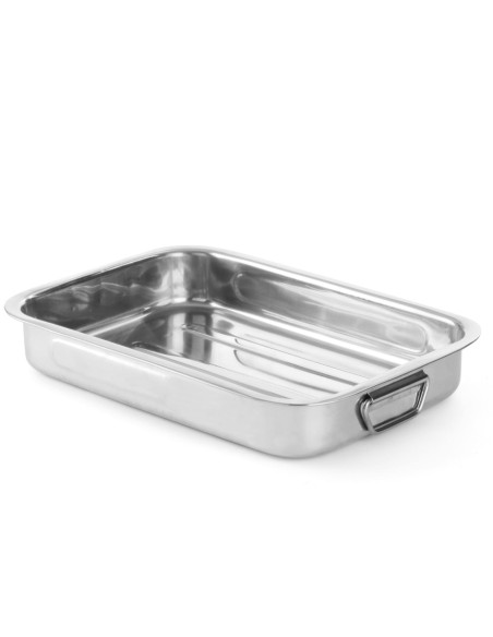 Nerūdijančio plieno kepimo skarda, skirta kepti orkaitėje 430x310x60mm - Hendi 508527 Nerūdijančio plieno kepimo skarda, skirta kepti orkaitėje 430x310x60mm - Hendi 508527