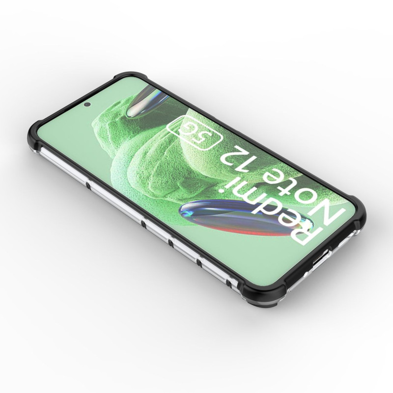 Šarvuotas hibridinis dėklas, skirtas Xiaomi Redmi Note 12 5G / Poco X5 5G Honeycomb black