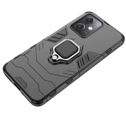 
Šarvuotas dėklo dangtelis, skirtas Xiaomi Redmi Note 12 5G / Poco X5 5G žiedinio šarvų magnetinis laikiklis juodas
