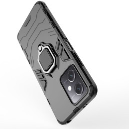 
Šarvuotas dėklo dangtelis, skirtas Xiaomi Redmi Note 12 5G / Poco X5 5G žiedinio šarvų magnetinis laikiklis juodas
