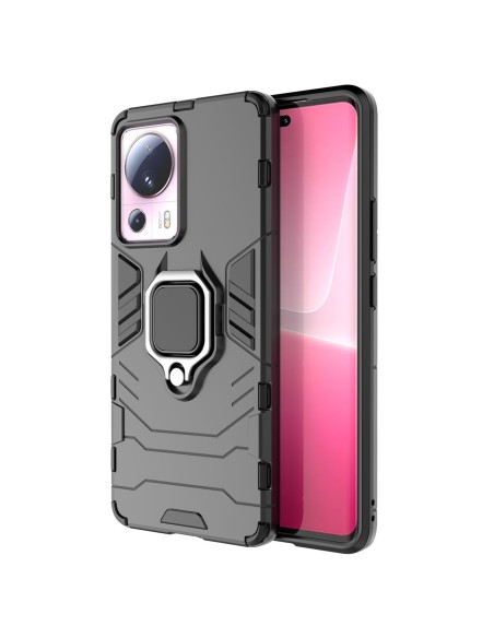 
Šarvuotas dėklas Xiaomi 13 Lite, Ring Armor magnetinis laikiklis, juodas
