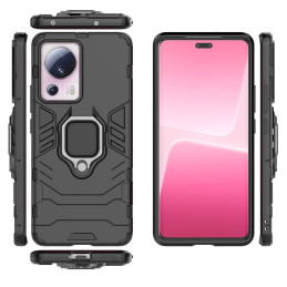 
Šarvuotas dėklas Xiaomi 13 Lite, Ring Armor magnetinis laikiklis, juodas
