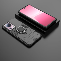 
Šarvuotas dėklas Xiaomi 13 Lite, Ring Armor magnetinis laikiklis, juodas
