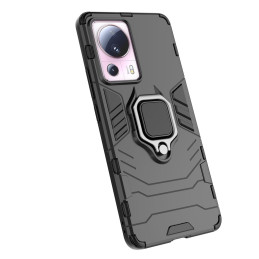 
Šarvuotas dėklas Xiaomi 13 Lite, Ring Armor magnetinis laikiklis, juodas
