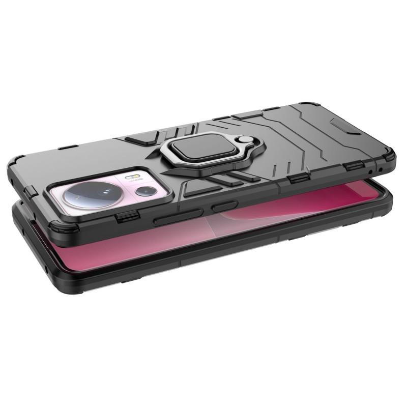 
Šarvuotas dėklas Xiaomi 13 Lite, Ring Armor magnetinis laikiklis, juodas
