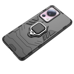 
Šarvuotas dėklas Xiaomi 13 Lite, Ring Armor magnetinis laikiklis, juodas
