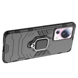 
Šarvuotas dėklas Xiaomi 13 Lite, Ring Armor magnetinis laikiklis, juodas
