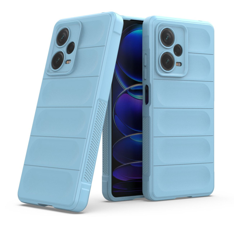 Lankstus dangtelis Xiaomi Redmi Note 12 Pro+ Magic Shield Case šviesiai mėlynas