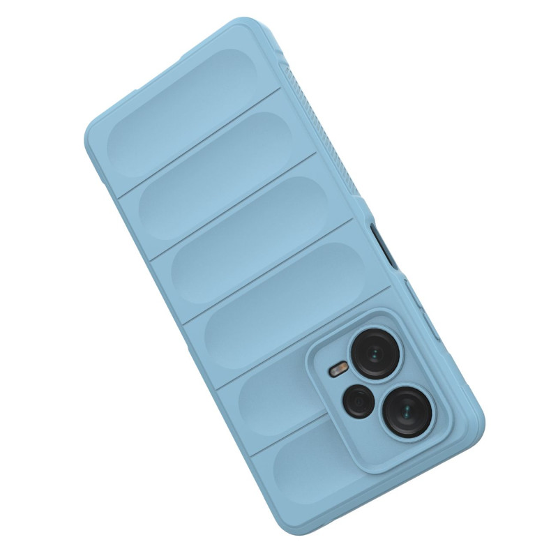 Lankstus dangtelis Xiaomi Redmi Note 12 Pro+ Magic Shield Case šviesiai mėlynas