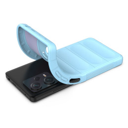 
Lankstus dangtelis Xiaomi Redmi Note 12 Pro+ Magic Shield Case šviesiai mėlynas
