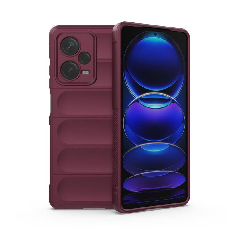 
Lankstus dangtelis Xiaomi Redmi Note 12 Pro+ Magic Shield Case bordo spalvos
