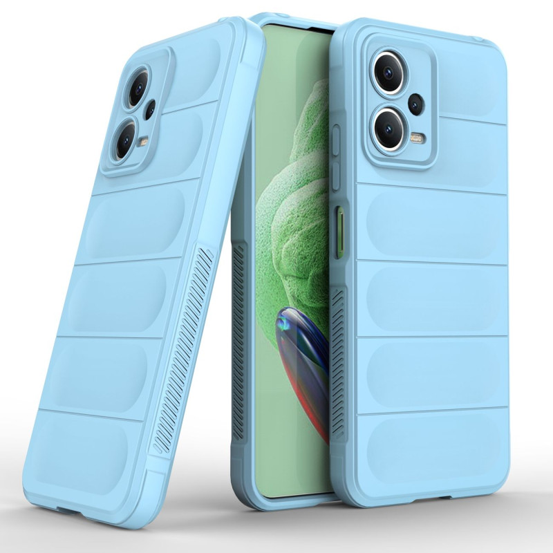 Lankstus dangtelis, skirtas Xiaomi Redmi Note 12 5G / Poco X5 5G Magic Shield Case šviesiai mėlynas