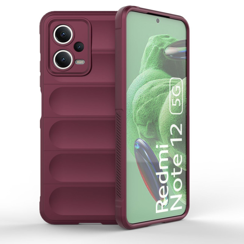 
Lankstus dangtelis, skirtas Xiaomi Redmi Note 12 5G / Poco X5 5G Magic Shield Case Burgundy
