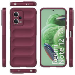 
Lankstus dangtelis, skirtas Xiaomi Redmi Note 12 5G / Poco X5 5G Magic Shield Case Burgundy
