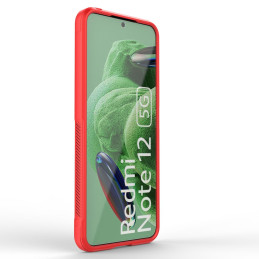 
Lankstus dangtelis Xiaomi Redmi Note 12 5G / Poco X5 5G Magic Shield Case raudonas
