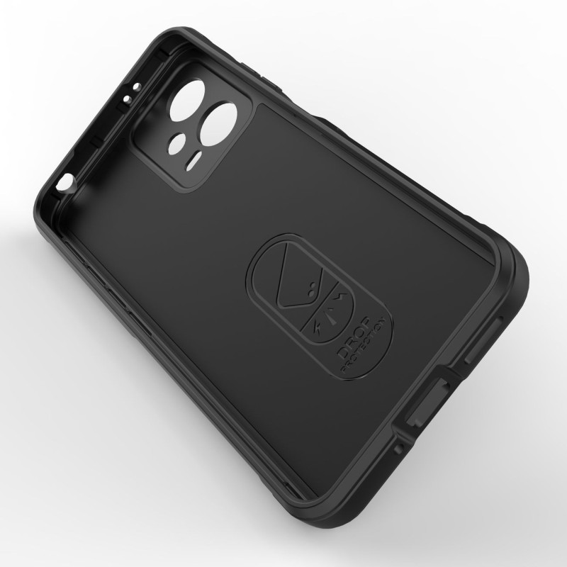 Lankstus dangtelis, skirtas Xiaomi Redmi Note 12 5G / Poco X5 5G Magic Shield Case juodas