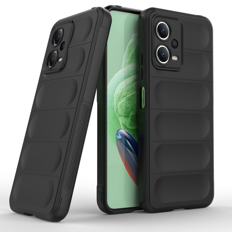 Lankstus dangtelis, skirtas Xiaomi Redmi Note 12 5G / Poco X5 5G Magic Shield Case juodas