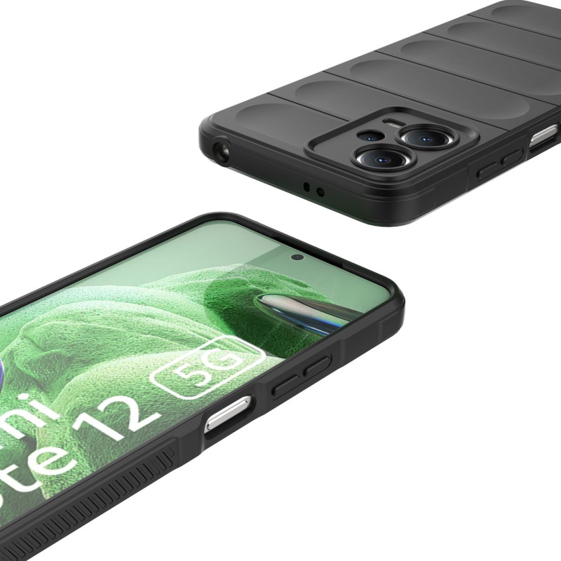 Lankstus dangtelis, skirtas Xiaomi Redmi Note 12 5G / Poco X5 5G Magic Shield Case juodas