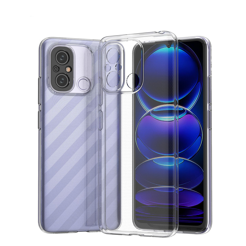 Itin plonas 0,5 mm dėklo dangtelis, skirtas „Xiaomi Xiaomi Redmi 11A“ / „Poco C55“ / „Redmi 12C Ultra Clear Transparent...