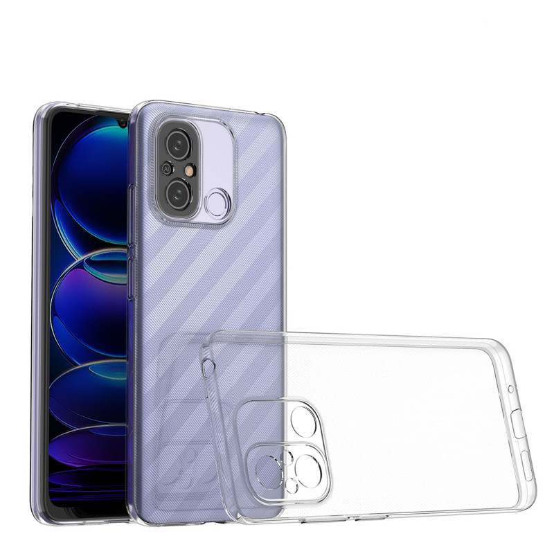 Itin plonas 0,5 mm dėklo dangtelis, skirtas „Xiaomi Xiaomi Redmi 11A“ / „Poco C55“ / „Redmi 12C Ultra Clear Transparent...