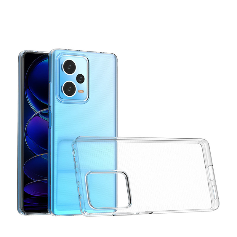 Itin plonas 0,5 mm dėklo dangtelis, skirtas „Xiaomi Xiaomi Redmi Note 12 Pro+ Ultra Clear Transparent“