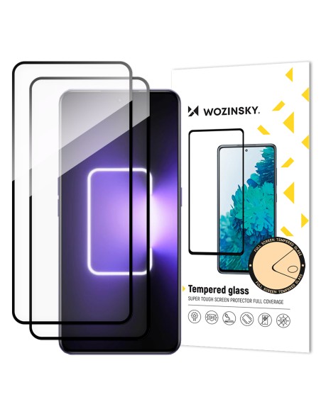 
SET 2x 9H viso ekrano grūdintas stiklas Realme GT Neo 5 / Realme GT3 su juodu rėmeliu
