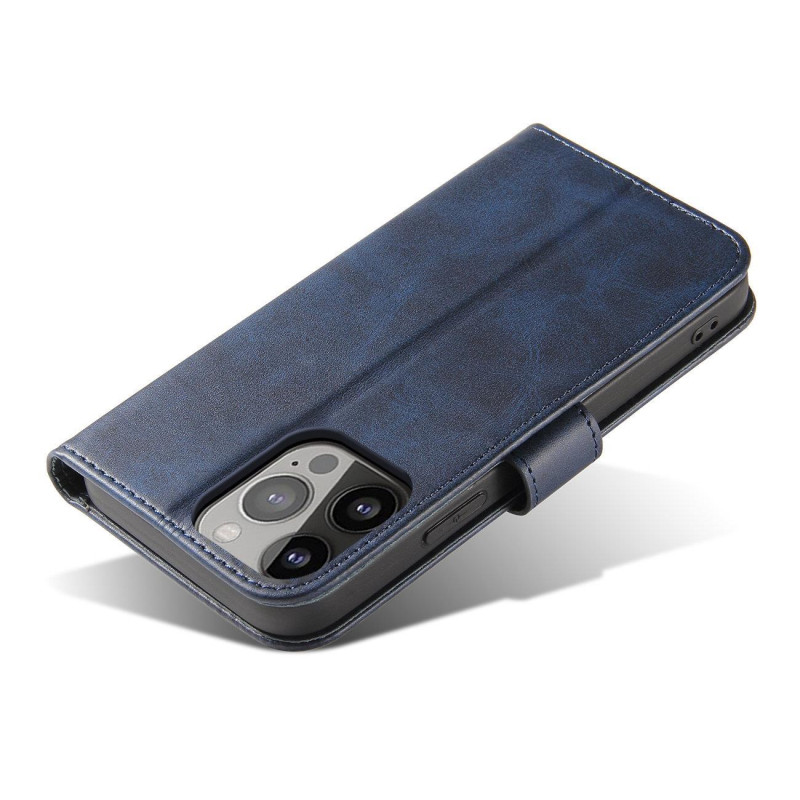 Dangtis su atvartu ir pinigine skirta Xiaomi Redmi Note 12 5G / Poco X5 5G Magnet Case mėlyna