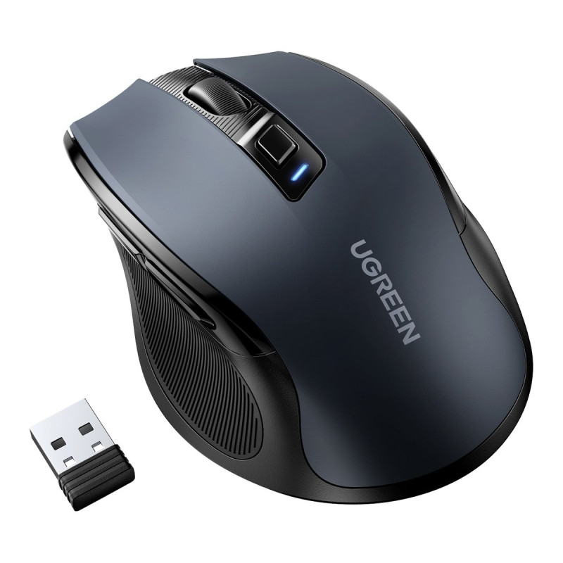 
Optinė pelė belaidė pelė USB 2.4GHz / Bluetooth 5.0 4000 DPI juoda
