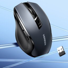 
Optinė pelė belaidė pelė USB 2.4GHz / Bluetooth 5.0 4000 DPI juoda
