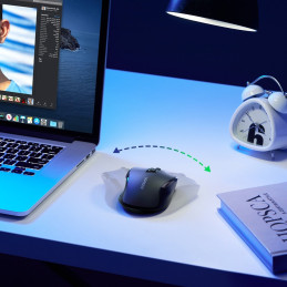 
Optinė pelė belaidė pelė USB 2.4GHz / Bluetooth 5.0 4000 DPI juoda
