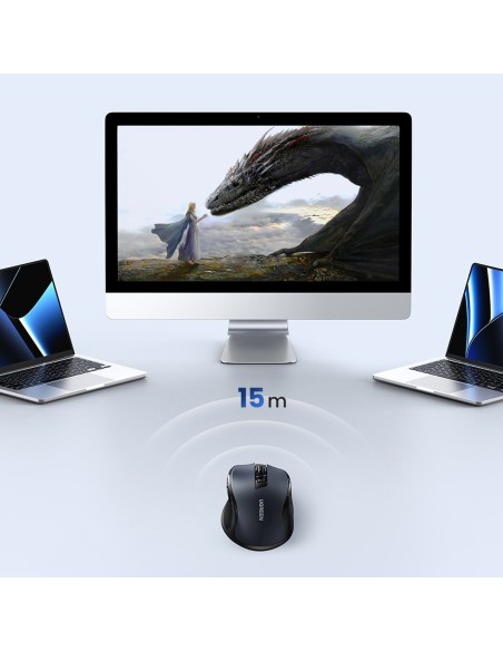 Optinė pelė belaidė pelė USB 2.4GHz / Bluetooth 5.0 4000 DPI juoda
 
Optinė pelė belaidė pelė USB 2.4GHz / Bluetooth 5.0 4000 DPI juoda