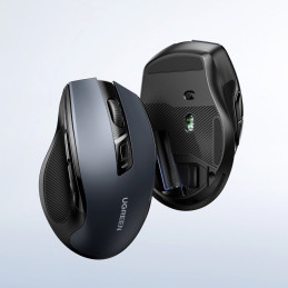 
Optinė pelė belaidė pelė USB 2.4GHz / Bluetooth 5.0 4000 DPI juoda
