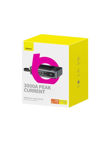 „3 viename“ USB maitinimo blokas USB-C „Jump Jump Starter“, skirtas automobiliui 3000A žibintuvėlis, juodas
 
„3 viename“ USB maitinimo blokas USB-C „Jump Jump Starter“, skirtas automobiliui 3000A žibintuvėlis, juodas