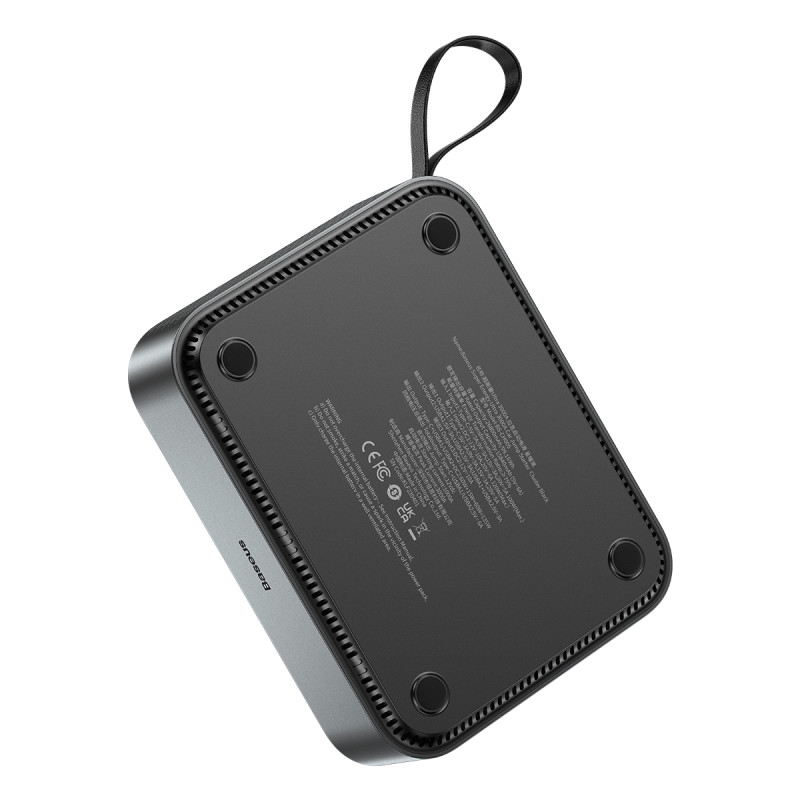 „3 viename“ USB maitinimo blokas USB-C „Jump Jump Starter“, skirtas automobiliui 3000A žibintuvėlis, juodas