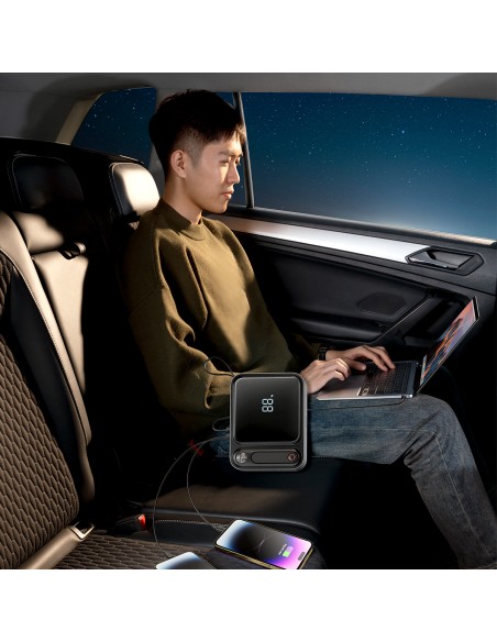 „3 viename“ USB maitinimo blokas USB-C „Jump Jump Starter“, skirtas automobiliui 3000A žibintuvėlis, juodas
 
„3 viename“ USB maitinimo blokas USB-C „Jump Jump Starter“, skirtas automobiliui 3000A žibintuvėlis, juodas