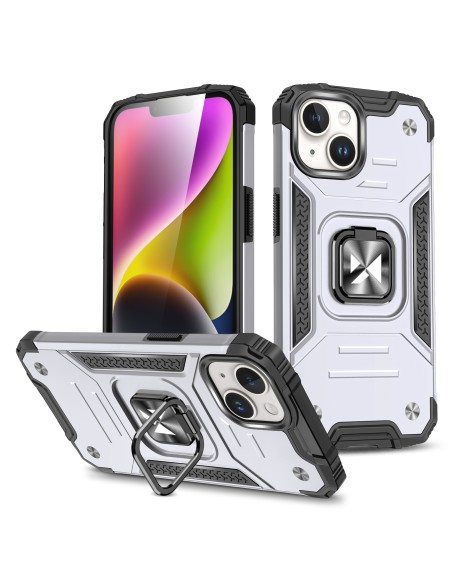 Šarvuotas dėklas su pirštų laikikliu iPhone 15 Plus Ring Armor, sidabrinis
 
Šarvuotas dėklas su pirštų laikikliu iPhone 15 Plus Ring Armor, sidabrinis