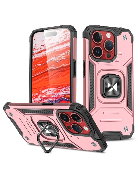Šarvuotas dėklas su pirštų laikikliu iPhone 15 Pro Ring Armor, rožinis auksas
 
Šarvuotas dėklas su pirštų laikikliu iPhone 15 Pro Ring Armor, rožinis auksas