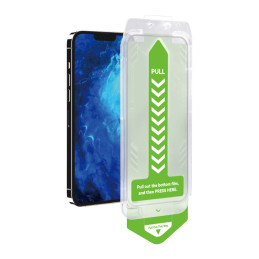 
9H grūdintas stiklas skirtas iPhone 15 Pro Premium Glass ekranui su tvirtinimo rėmeliu, juodas
