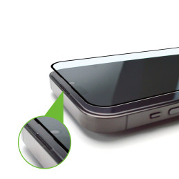 
9H grūdintas stiklas skirtas iPhone 15 Pro Premium Glass ekranui su tvirtinimo rėmeliu, juodas
