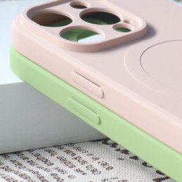 
Silikoninis dėklas su MagSafe iPhone 15 Plus Silicone Case kremu
