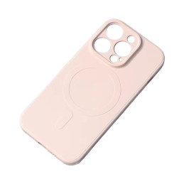 
Silikoninis dėklas su MagSafe iPhone 15 silikoniniam dėklui, rožinis
