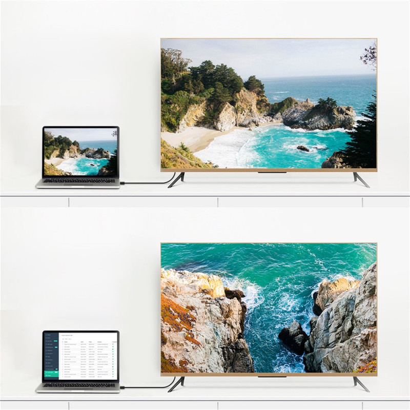 DisplayPort HDR 3D 4K laidas 1m juodas