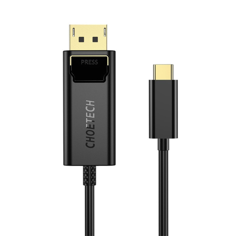 Adapterio laidas su USB Type C – 4K ekrano prievadas, 1,8 m juodas