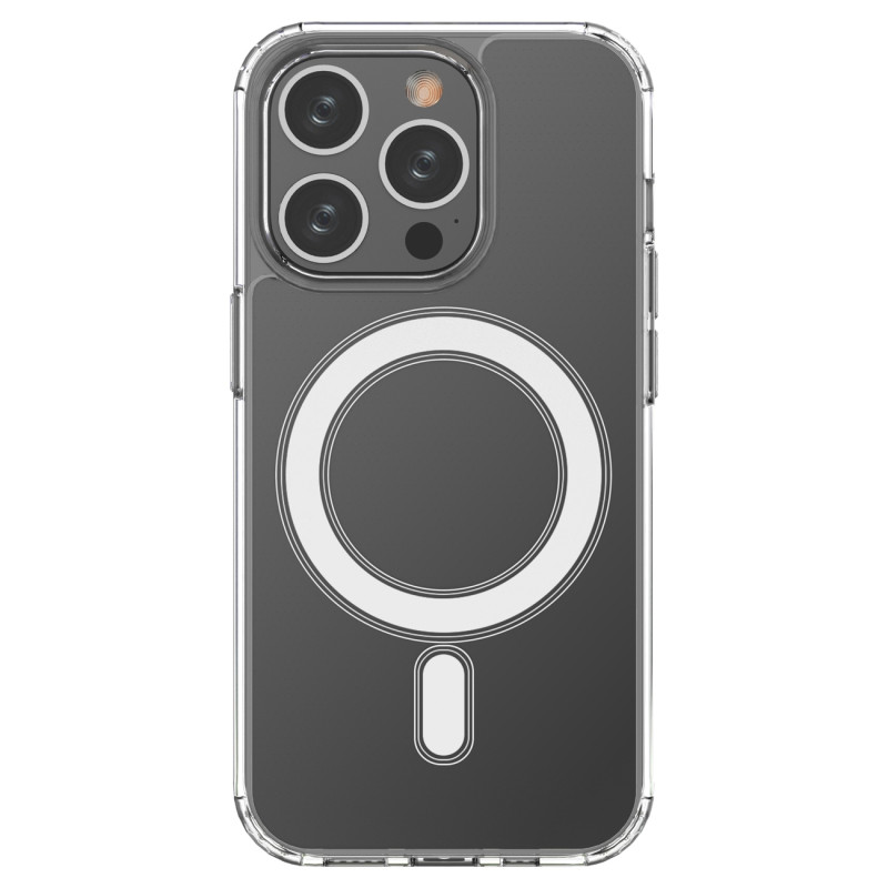 
Lankstus magnetinis gelio dėklas iPhone 15 Pro su MagSafe, skaidrus
