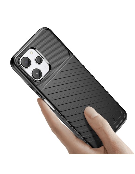 
Šarvuotas lankstus dėklo dangtelis Xiaomi Redmi 12 Thunder Case, juodas
