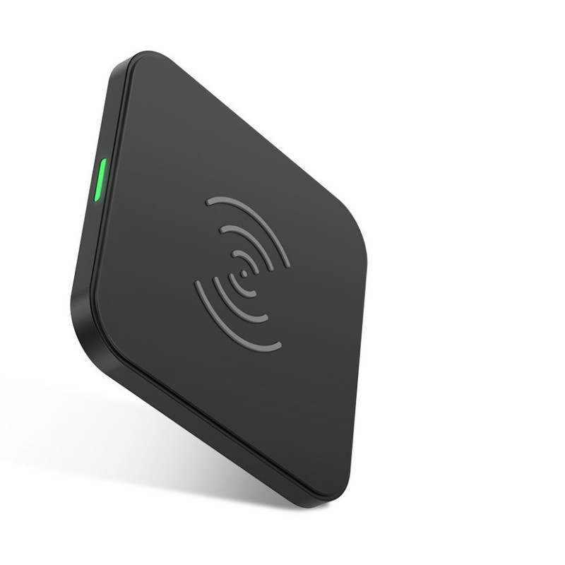 Qi belaidis pakrovėjas telefono ausinės EU pakrovėjas USB laidas - microUSB 1.2m SET baltas